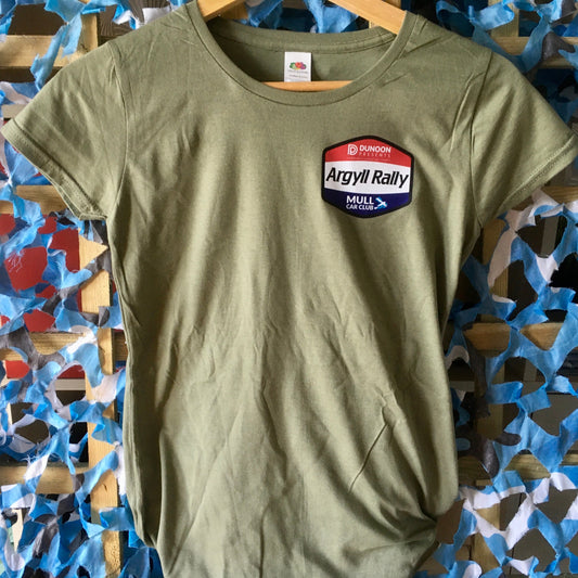 Argyll Rally 2024 Ladies - Olive Tee