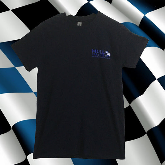 Mull Car Club - Men’s Navy Printed Tee