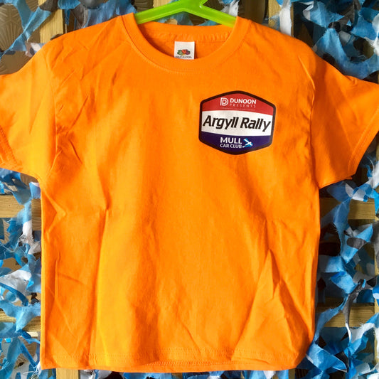 Argyll Rally - Kids Orange Tee