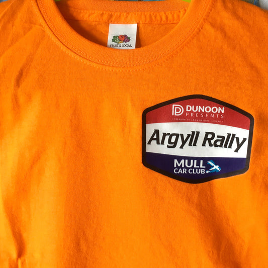 Argyll Rally - Kids Orange Tee