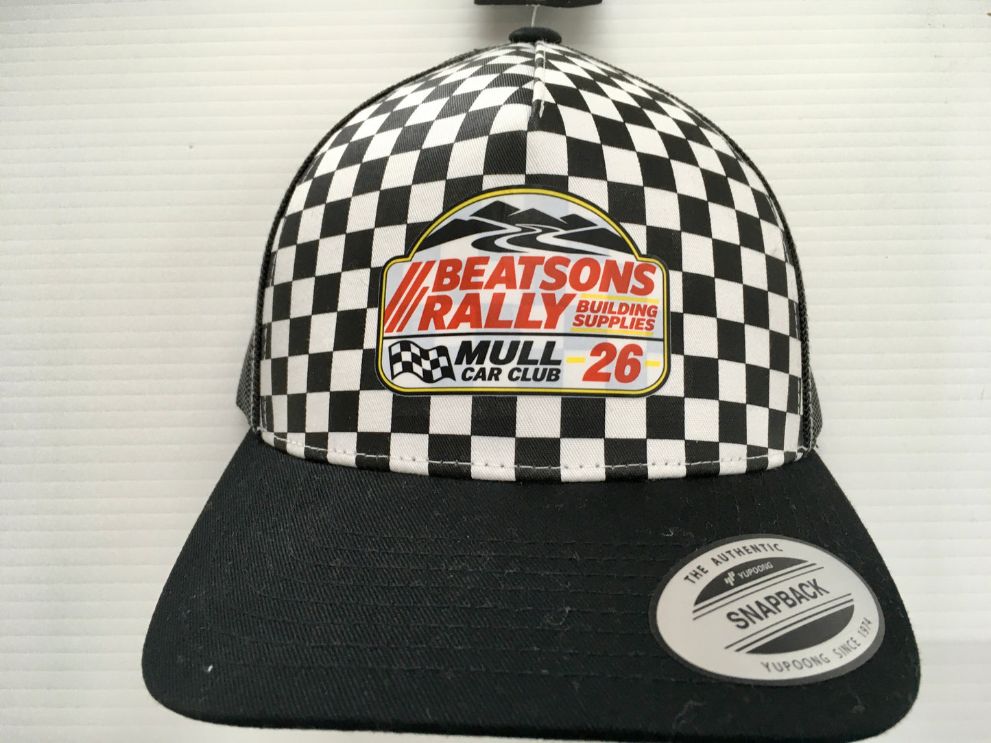 Mull Car Club 26 - Chequered Yupoong SnapBack