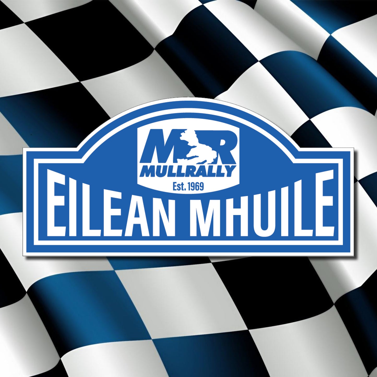 Mull Rally Car Window Sticker